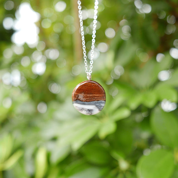Little Wood Necklace (marble)