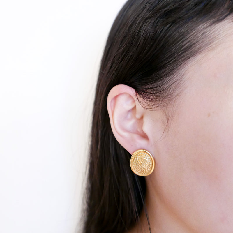 Gold-Plated Statement Earrings Made By Napier